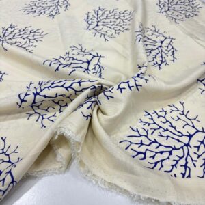 Desenli Viskon Kumaş