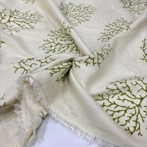 Desenli Viskon Kumaş