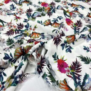 Desenli Viskon Kumaş