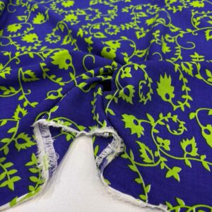 Desenli Viskon Kumaş