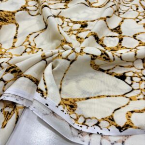 Desenli Viskon Kumaş