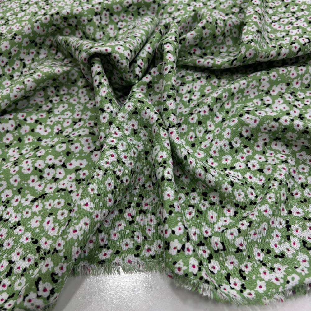 Desenli Viskon Kumaş Desenli Viskon Kumaş