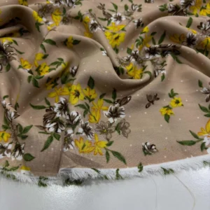 Desenli Viskon Kumaş