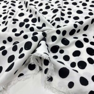 Desenli Viskon Kumaş