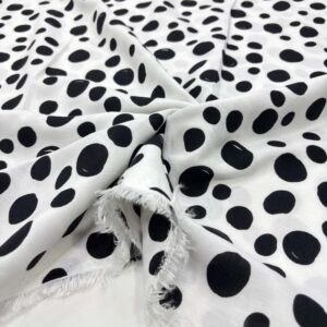 Desenli Viskon Kumaş