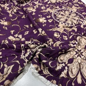 Desenli Viskon Kumaş