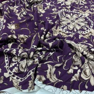 Desenli Viskon Kumaş