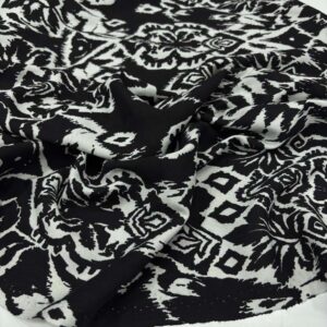 Desenli Viskon Kumaş