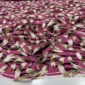 Desenli Viskon Kumaş