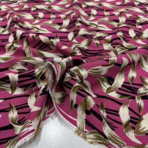 Desenli Viskon Kumaş