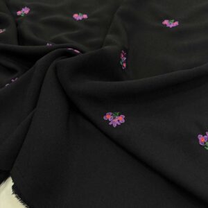 Nakışlı Krep Kumaş