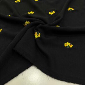 Nakışlı Krep Kumaş