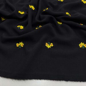 Nakışlı Krep Kumaş