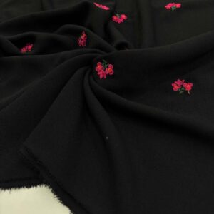Nakışlı Krep Kumaş