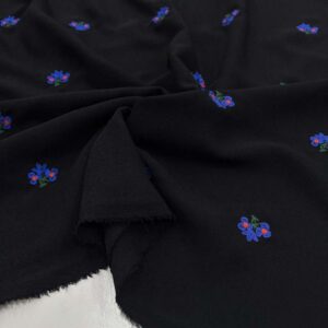 Nakışlı Krep Kumaş