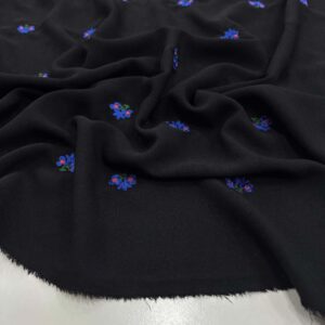 Nakışlı Krep Kumaş