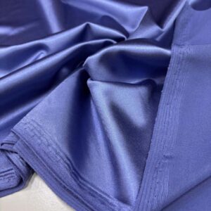 Saten Jarse Kumaş İndigo Mavi Saten Jarse Kumaş İndigo Mavi