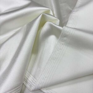 Saten Jarse Kumaş Kırık Beyaz Saten Jarse Kumaş Kırık Beyaz