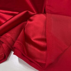 Saten Jarse Kumaş Kırmızı Saten Jarse Kumaş Kırmızı