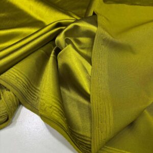 Saten Jarse Kumaş Yağ Yeşili Saten Jarse Kumaş Yağ Yeşili