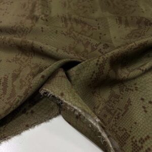 Desenli % 100 İpek Saten Kumaş