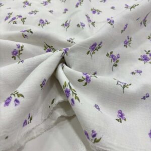 Desenli Müslin Kumaş