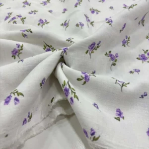 Desenli Müslin Kumaş