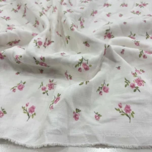 Desenli Müslin Kumaş