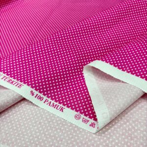 Puantiyeli Poplin Kumaş Puantiyeli Poplin Kumaş