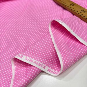 Puantiyeli Poplin Kumaş Puantiyeli Poplin Kumaş