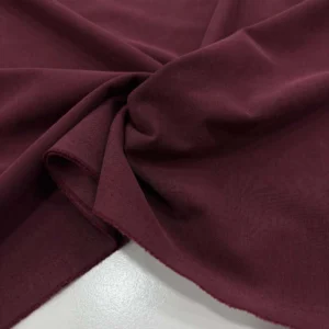 Taşlanmış Penye Kumaş Bordo
